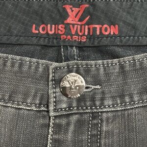 Vintage LOUIS VUITTON Black Jeans for Men Size 40